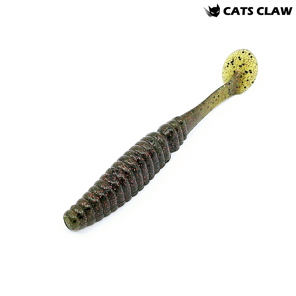 캣츠크로우 어태거 스태거 배스웜 026 워터멜론 레드, 12.7cm(5인치) - 상품 이미지