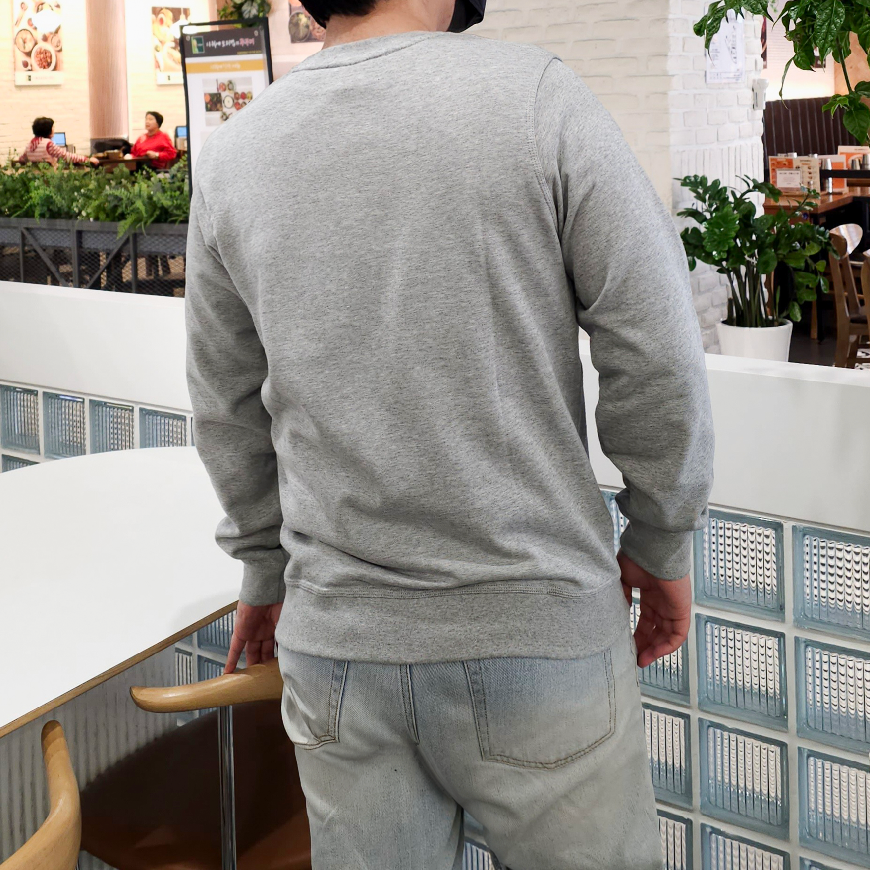 나이키 맨투맨 프렌치테리 남녀공용 긴팔 티셔츠 커플티 637903그레이, XL 이미지 7