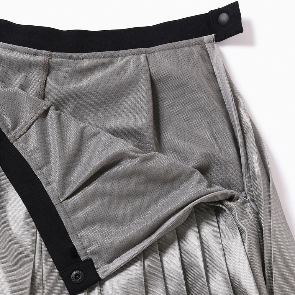 앤드원더 스커트 silver mesh skirt 25SS 플리츠 5745182041 - 상세 이미지 4