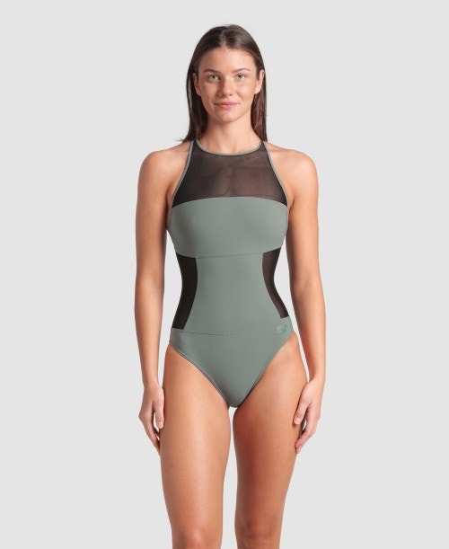 아레나 Mesh Panels Swim Pro Back One Piece - 상세 이미지 4
