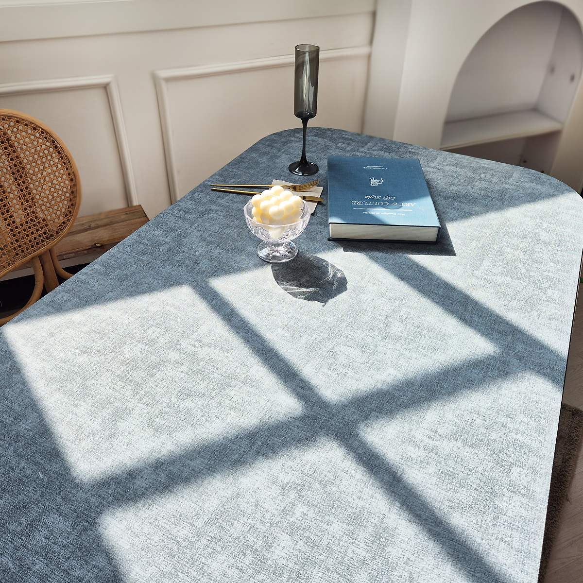 주문제작 가죽 테이블매트 식탁매트 깔개 패드 맞춤 사각 방수 양면 유리대용 AL70110