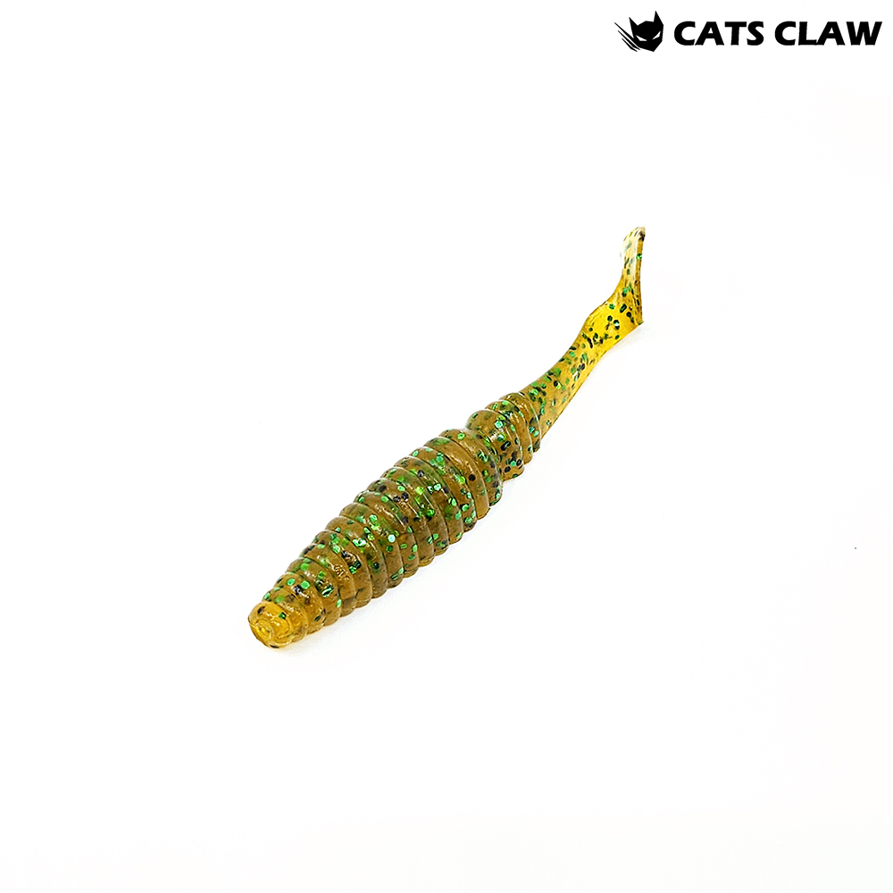 캣츠크로우 어태거 스태거 배스웜 018 골드그린, 10cm(4인치) - 메인 이미지