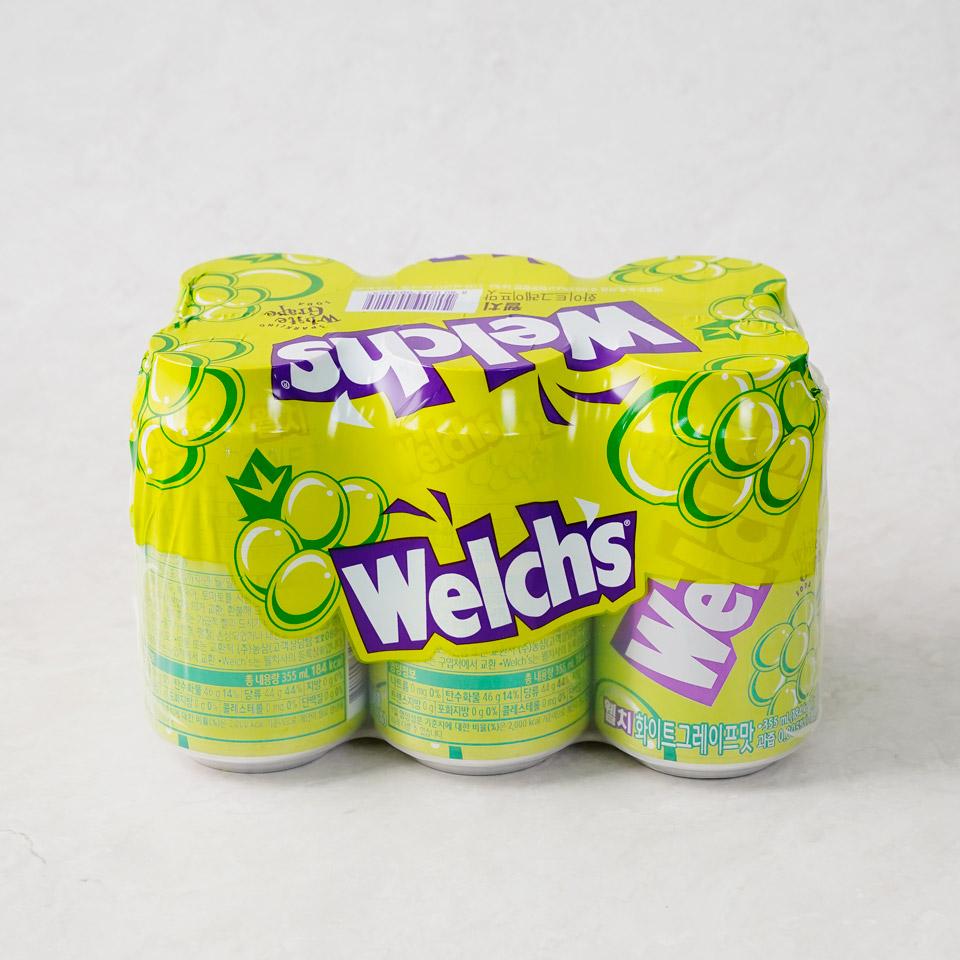 메가마트 농심 웰치 청포도 355mlx6개