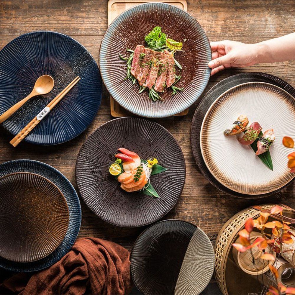 식당 양식기세트 커틀러리세트 스텐 디저트포크 원형 디너포크 양식커트러리세트 디너스푼 나이프 8 줄무늬 얕은 트 티 글즈 1개 시 - 상세 이미지 5