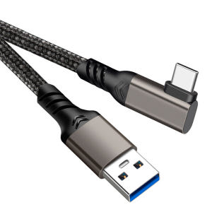 바라보고 USB3.2 Gen2 A to C타입 ㄱ자형 고속충전케이블 그레... 개봉기 | 실사용 후기 - 상품 이미지 3