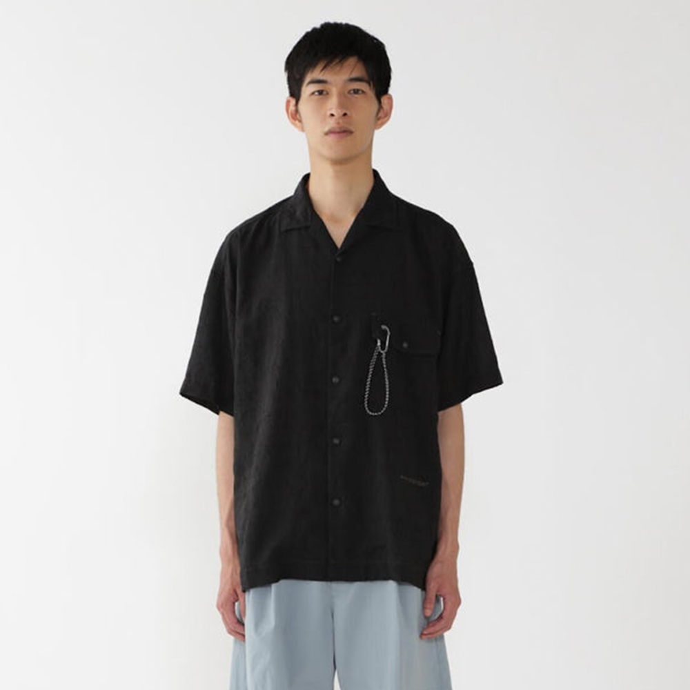 앤드원더 셔츠 washer pleated open SS shirt 25SS 남녀공용 5745183067 - 상세 이미지 4