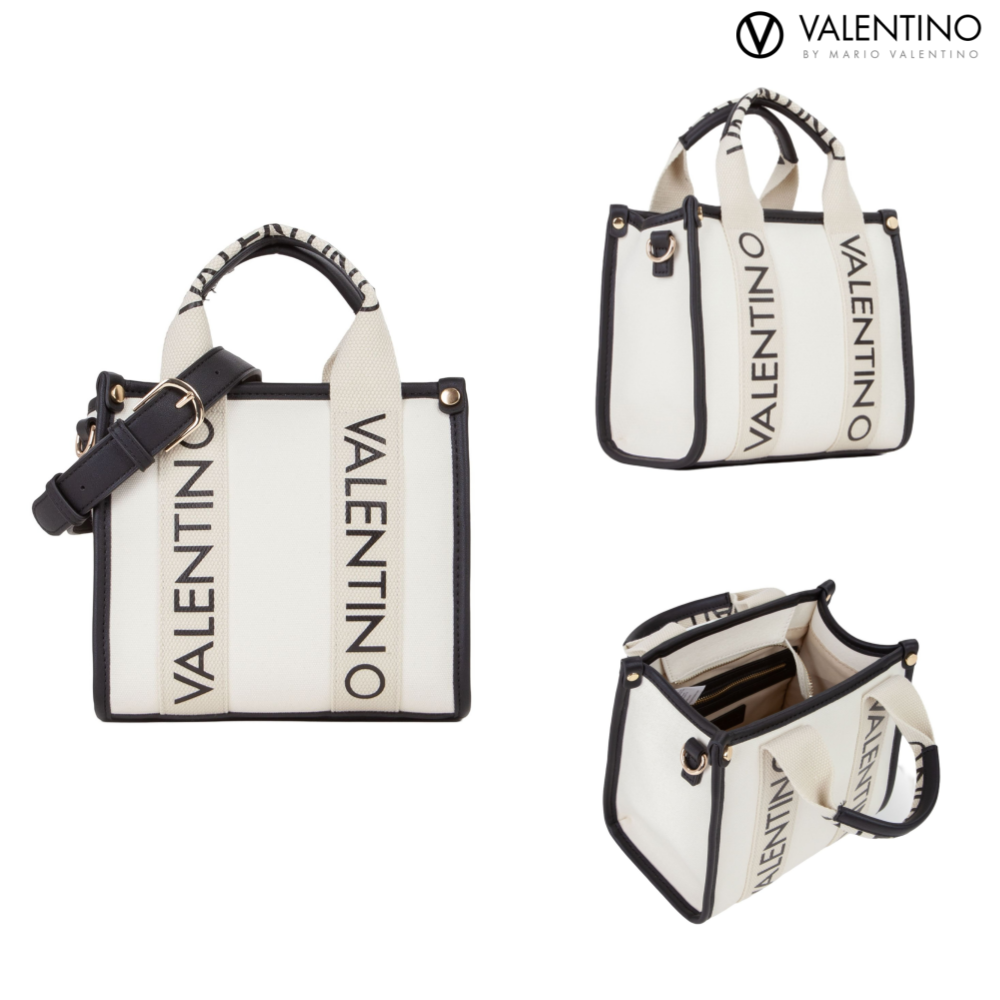 발렌티노 마리오 캔들 쇼퍼백 토트백 VBS7DD04 NATURALE/NERO - 메인 이미지