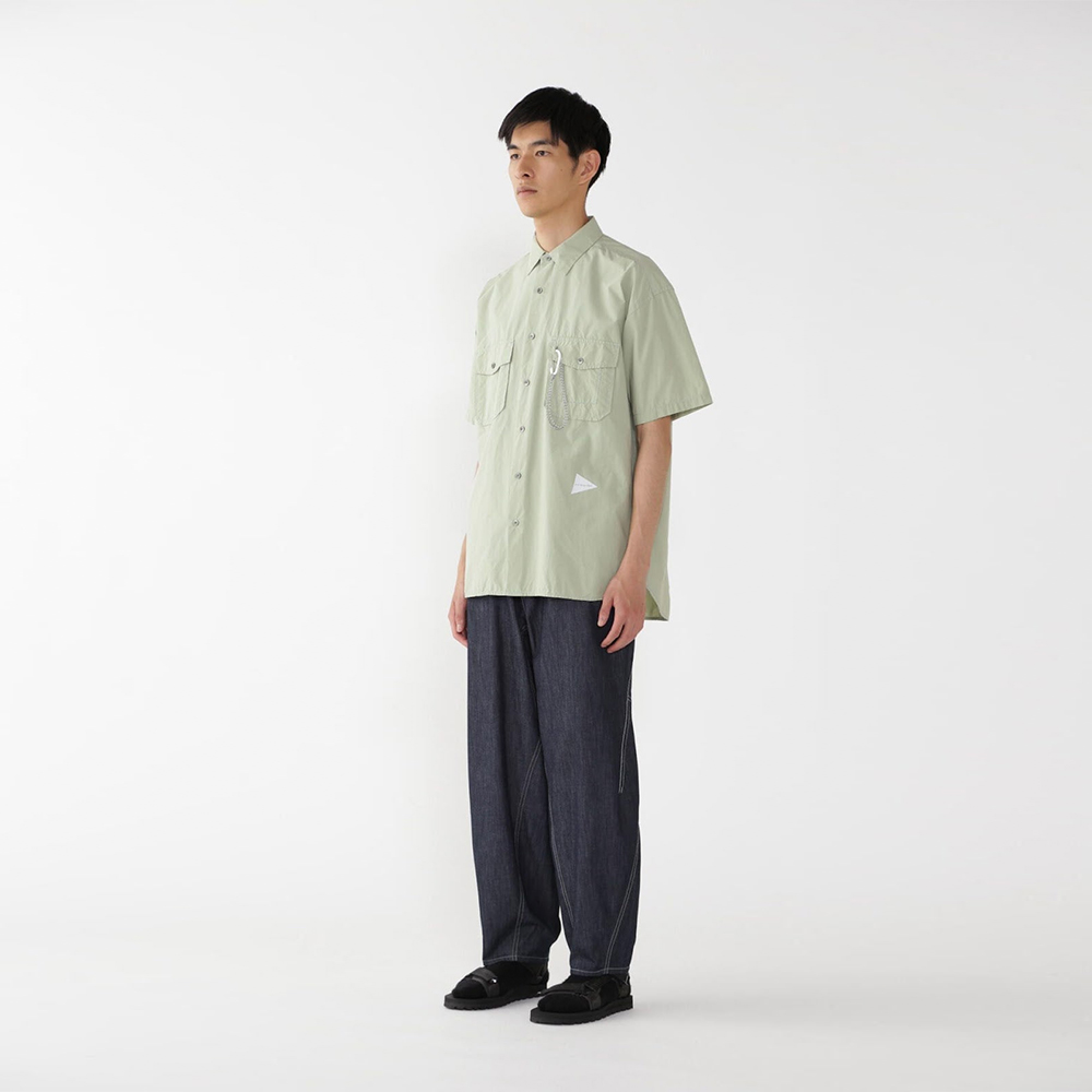 앤드원더 셔츠 CORDURA typewriter SS shirt 25SS 남녀공용 5745183079 - 상세 이미지 4