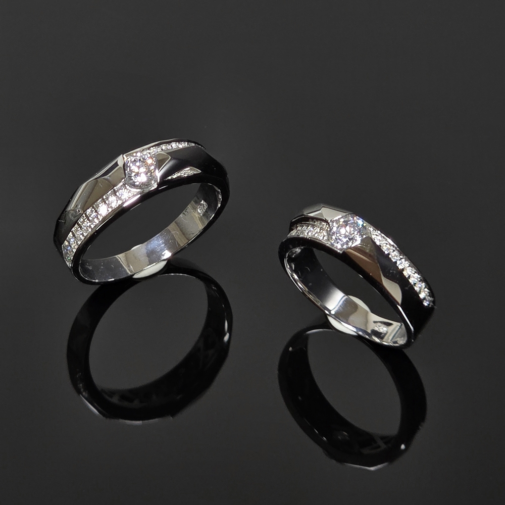 925 실버 고급 커플링 커플반지 기념일 은반지