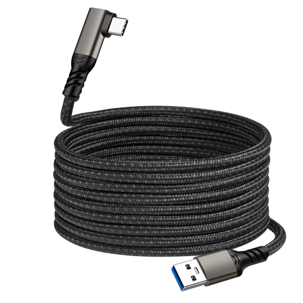 바라보고 USB3.2 Gen2 A to C타입 ㄱ자형 고속충전케이블 그레이, 1개, 2m 이미지 6