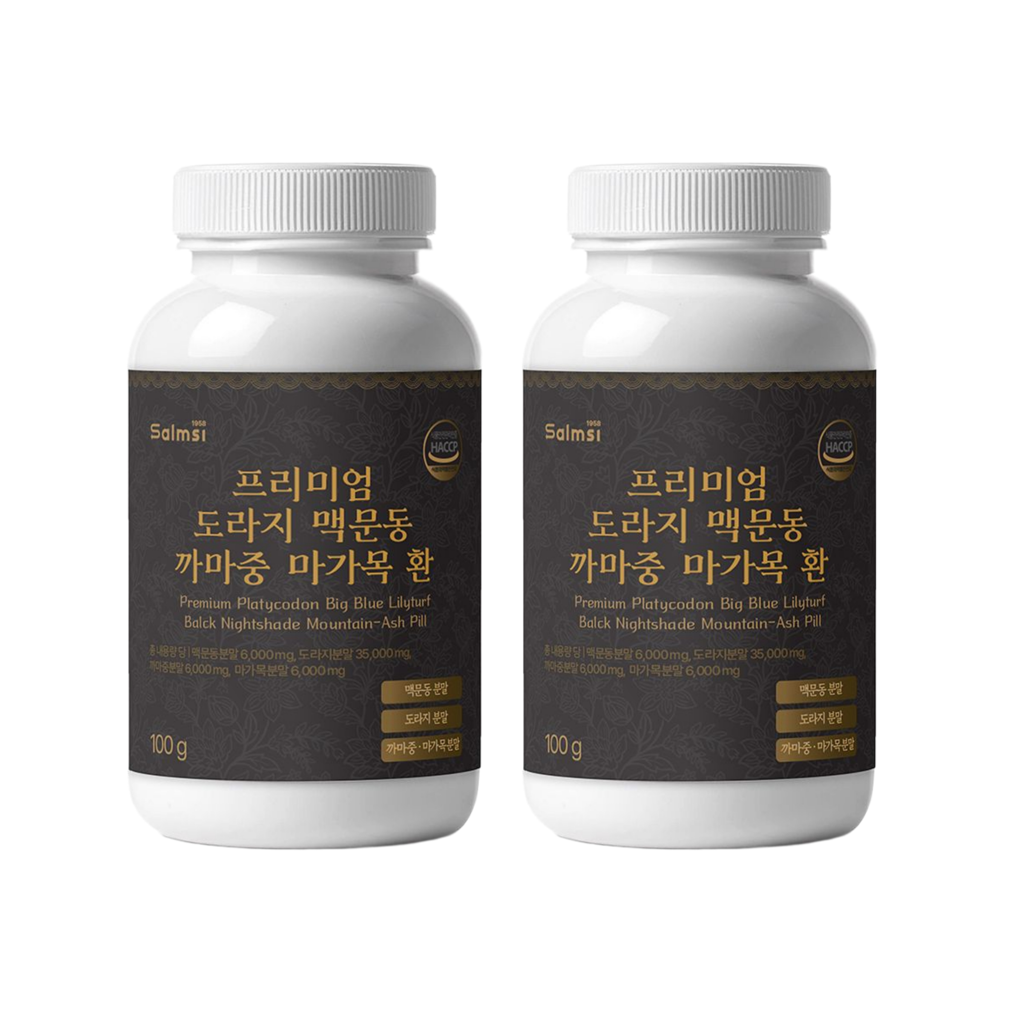 프리미엄 도라지 맥문동 까마중 마가목 환 100g 모과 진피 미강 x 2개 - 상품 이미지