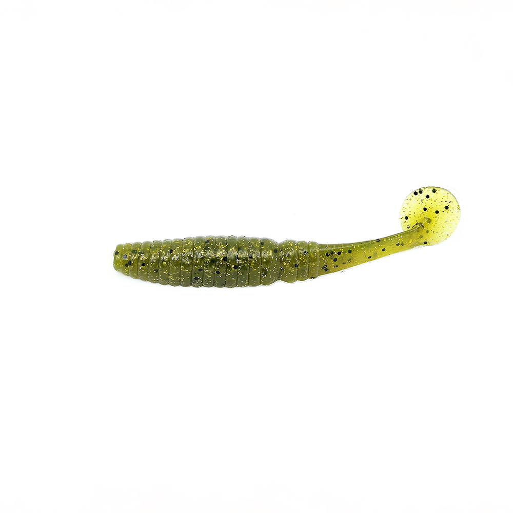 캣츠크로우 어태거 스태거 배스웜 028 워터멜론 골드, 10cm(4인치) - 상세 이미지 2
