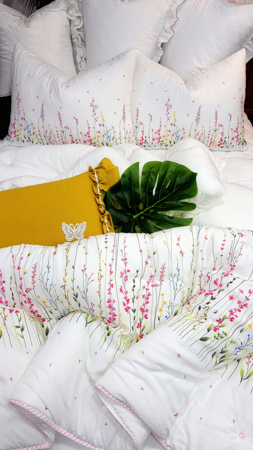 웨딩플라워 혼수 신혼이불 모달이불세트 침구류 퀸 침구세트