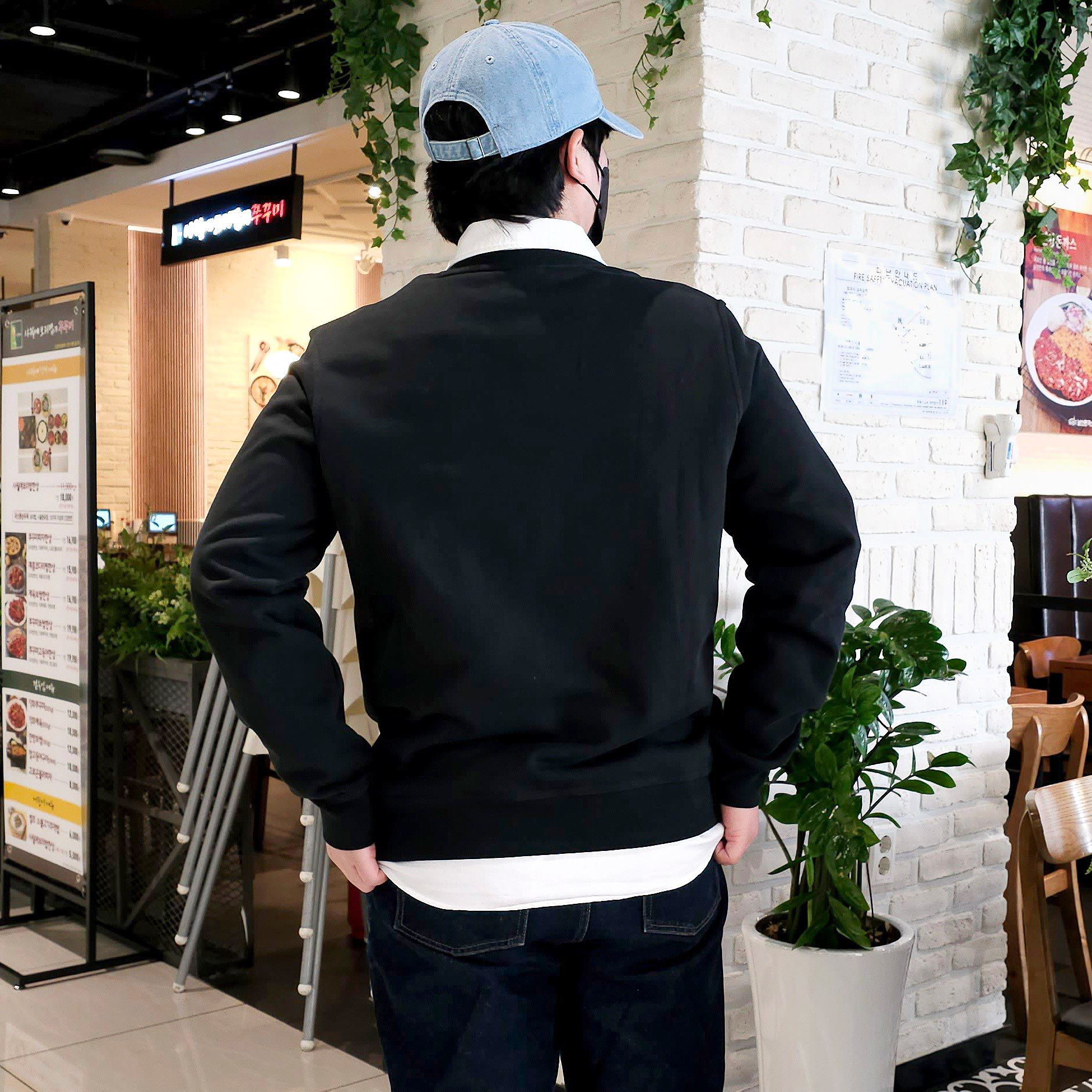 나이키 맨투맨 프렌치테리 남녀공용 긴팔 티셔츠 커플티 637903블랙, 2XL - 상세 이미지 3