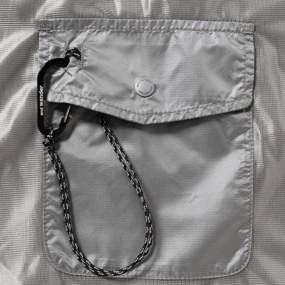 앤드원더 티셔츠 silver mesh T 25SS 메쉬 5745184039 - 상세 이미지 4