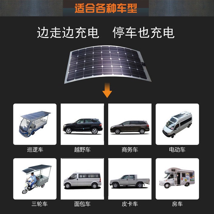 플렉시블 후렉시블 태양광 판넬 패널 100w 가정용 - 상세 이미지 5