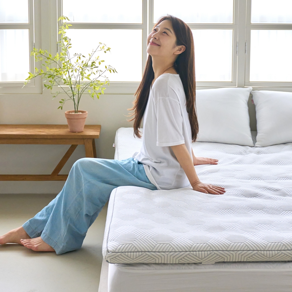 멜루나 양면 침대토퍼 국산 거실 토퍼 매트리스 사계절용 Q(퀸)