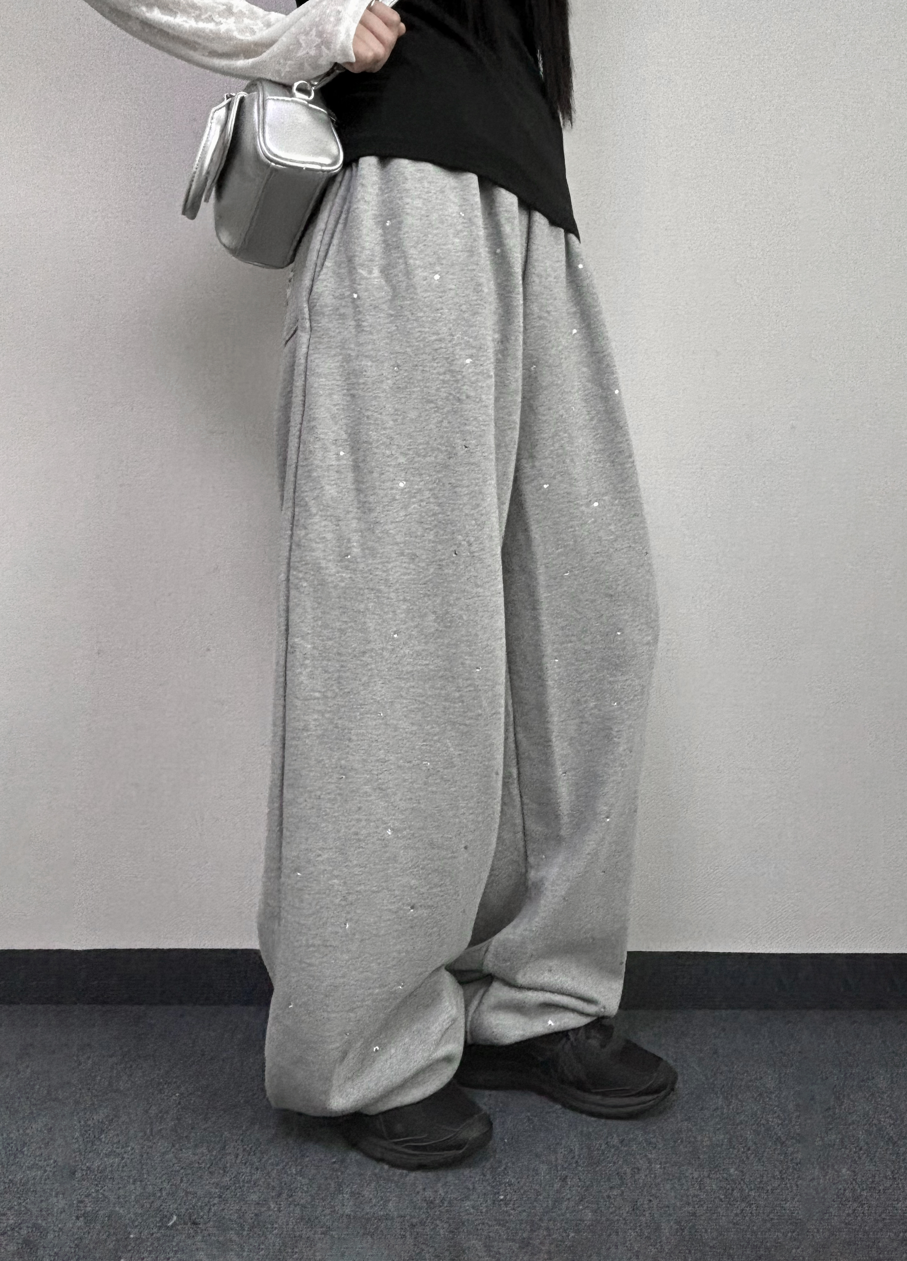 블링 스터드 스트링 조거 팬츠 - 상세 이미지 4