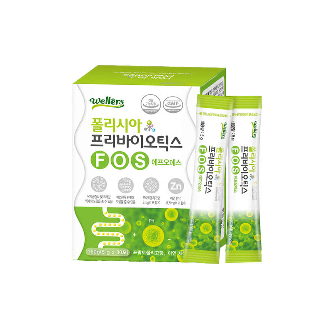 여성 장 건강 유산균 FOS 프리바이오틱스 올리고당 30포, 1개
