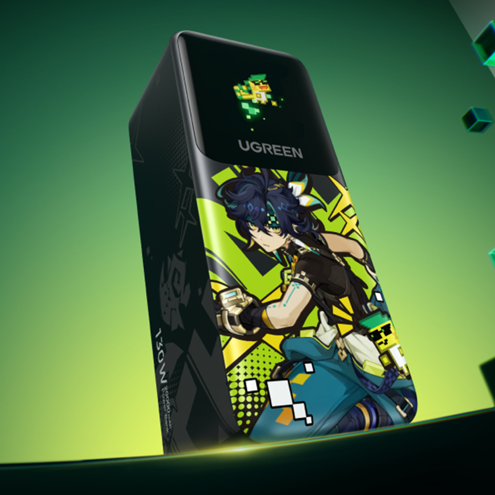 유그린 x 원신 키니치 콜라보 PD PPS 대용량 보조배터리 130W 20000mAh 원신 에디션 스마트폰 노트북 고속충전 - 상세 이미지 4
