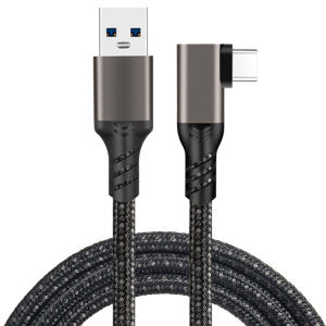 바라보고 USB3.2 Gen2 A to C타입 ㄱ자형 고속충전케이블 그레... 개봉기 | 실사용 후기 - 상품 이미지 4