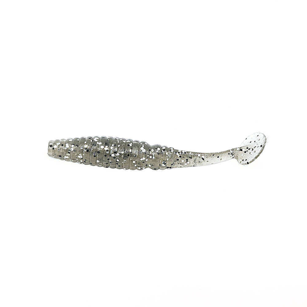 캣츠크로우 어태거 스태거 배스웜 033 스모크 실버 블랙, 10cm(4인치) - 상세 이미지 2