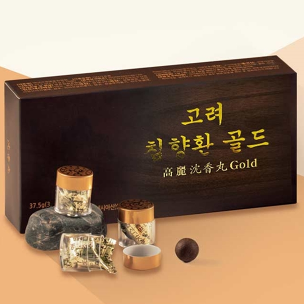 고려 황국균 발효 침향환 28% 골드 10환 3박스 인도네시아 침향 기력 활력 보충 선물 - 상세 이미지 2