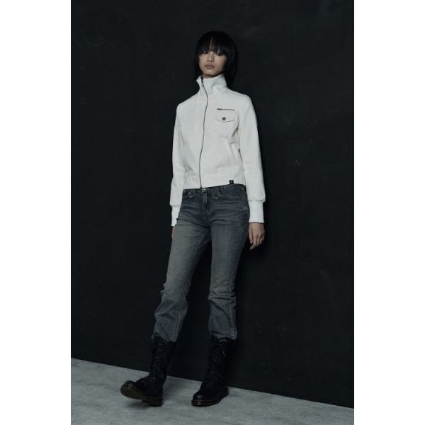 SYNERJYN HIGHNECK SLIM COTTON JUMPER WHITE : 오성상회25