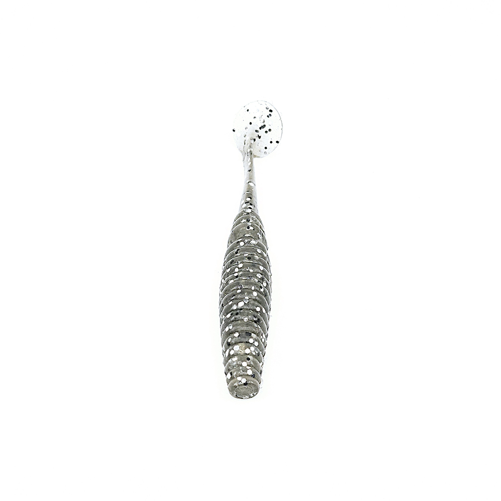 캣츠크로우 어태거 스태거 배스웜 033 스모크 실버 블랙, 10cm(4인치) - 상세 이미지 3