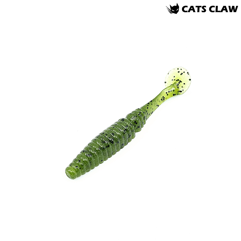 캣츠크로우 어태거 스태거 배스웜 027 워터멜론, 10cm(4인치) - 상품 이미지