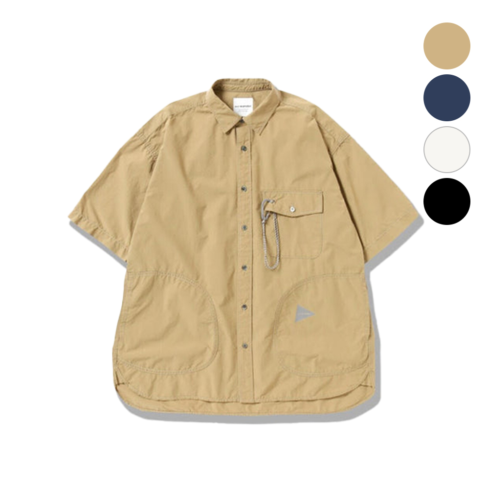 앤드원더 셔츠 CORDURA cotton rip SS shirt 25SS 남녀공용 5745183075 - 메인 이미지