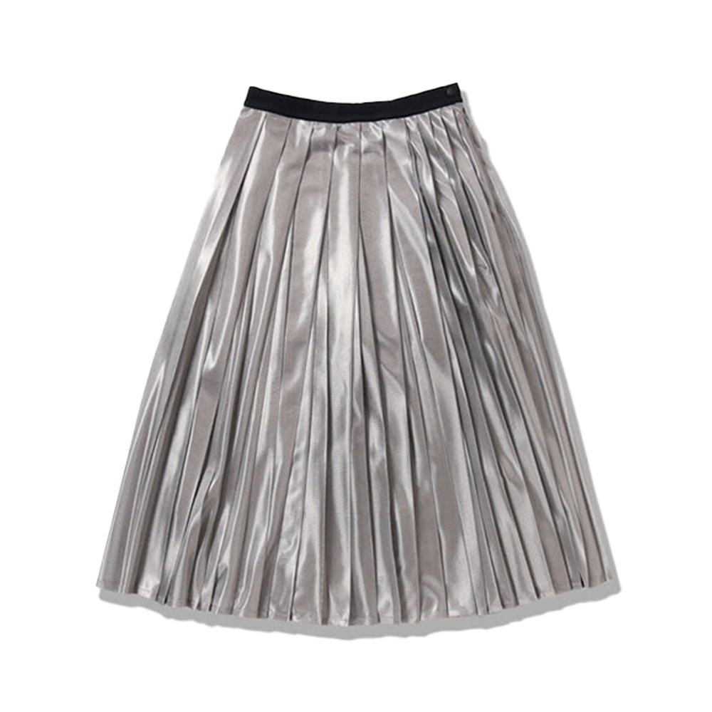 앤드원더 스커트 silver mesh skirt 25SS 플리츠 5745182041 - 메인 이미지