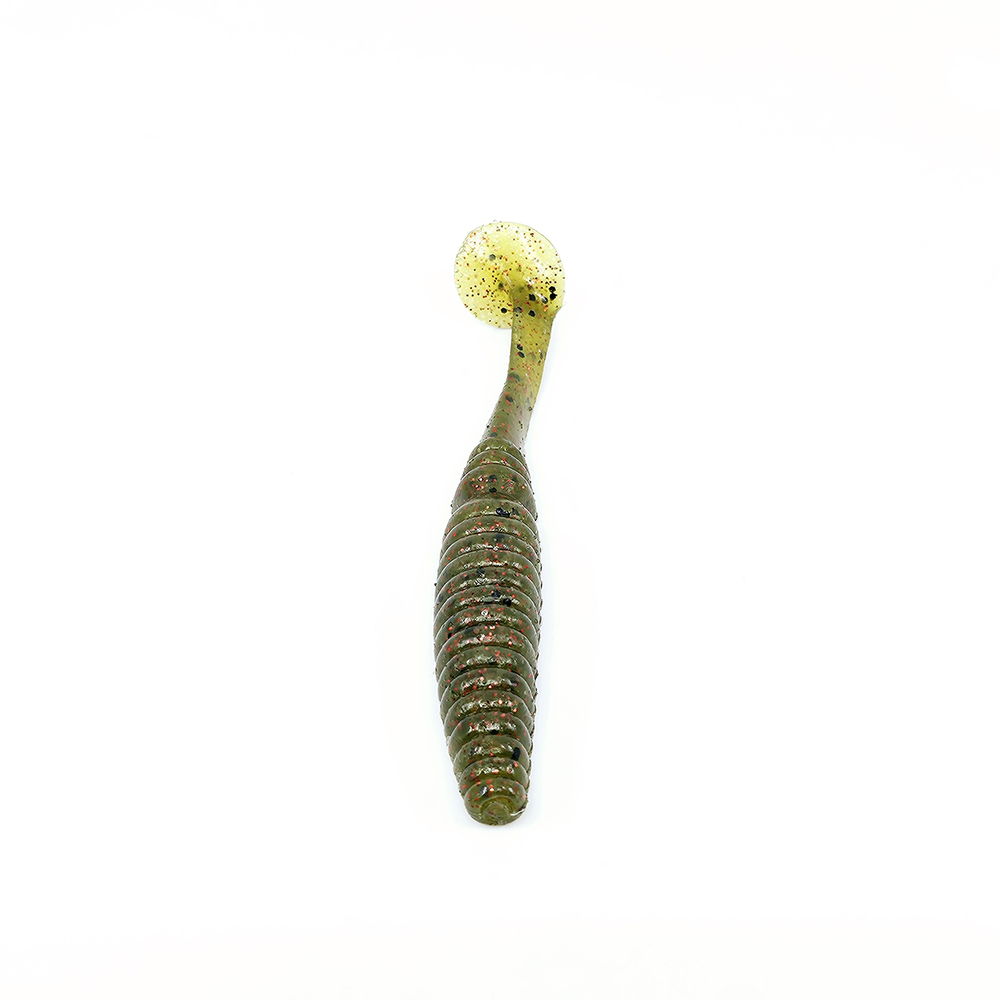 캣츠크로우 어태거 스태거 배스웜 026 워터멜론 레드, 10cm(4인치) - 상세 이미지 3