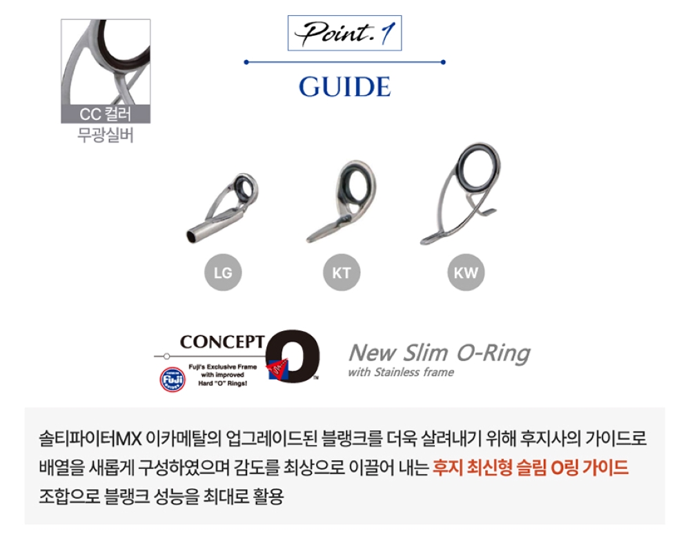 아부가르시아 25 솔티파이터 MX 이카메탈 한치 낚시대 오모리그 로드 한치대 MLS - 상세 이미지 3