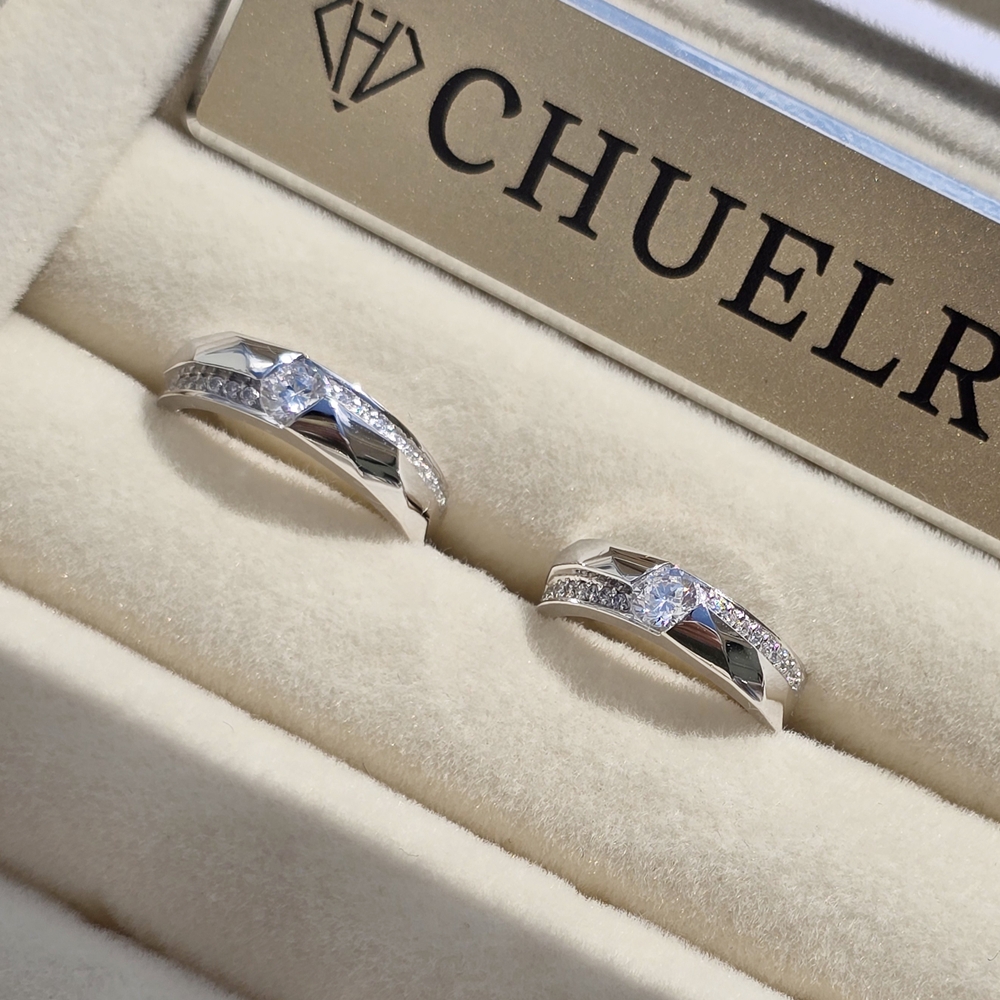 925 실버 고급 커플링 커플반지 기념일 은반지