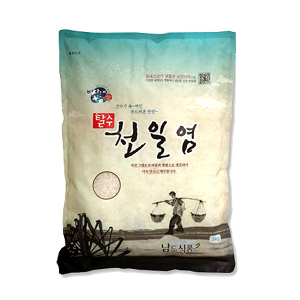 신안 천일염 5kg 간수뺀 탈수 굵은소금 : 로마마당
