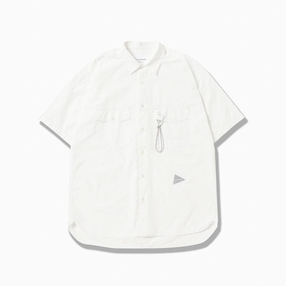 앤드원더 셔츠 CORDURA typewriter SS shirt 25SS 남녀공용 5745183079 - 상세 이미지 2