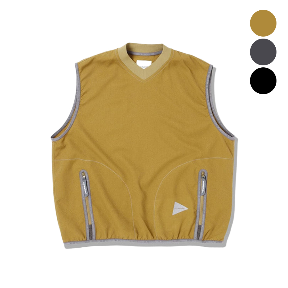 앤드원더 조끼 vent vest 25SS 남녀공용 5745181072 - 메인 이미지