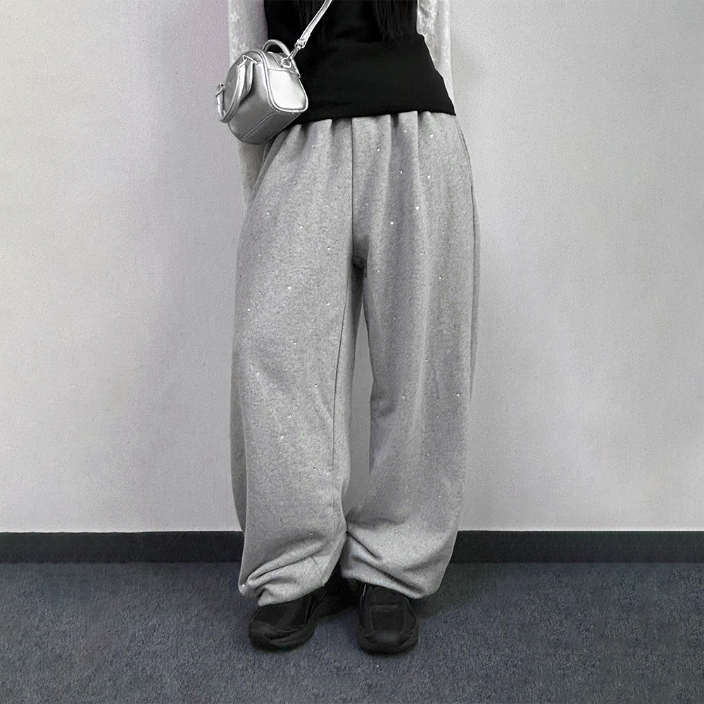 블링 스터드 스트링 조거 팬츠 - 상품 이미지