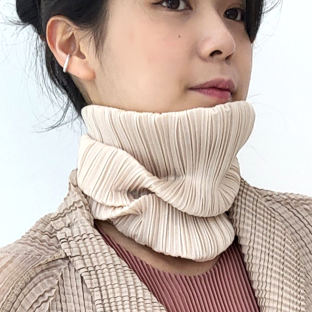 플리츠 워머 마카롱 훼이크 골프워머 목토시 선물용 남녀공용 목폴라 가벼운선물 8칼라 - 상세 이미지 4