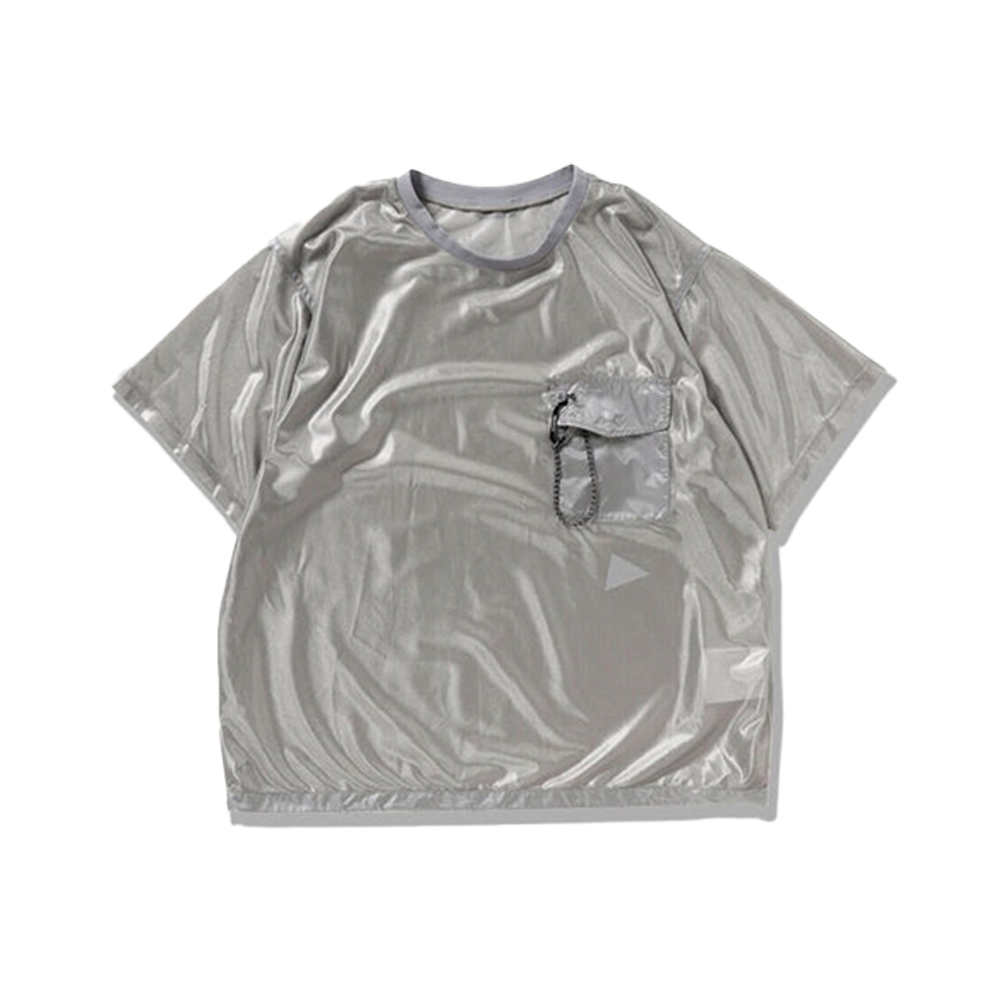 앤드원더 티셔츠 silver mesh T 25SS 메쉬 5745184039 - 메인 이미지