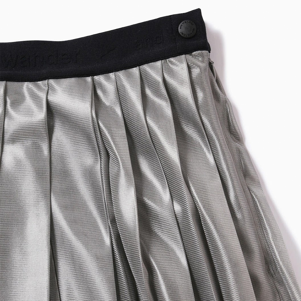 앤드원더 스커트 silver mesh skirt 25SS 플리츠 5745182041 - 상세 이미지 3
