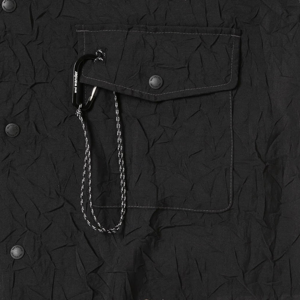 앤드원더 셔츠 washer pleated open LS shirt 25SS 남녀공용 5745183066 - 상세 이미지 4