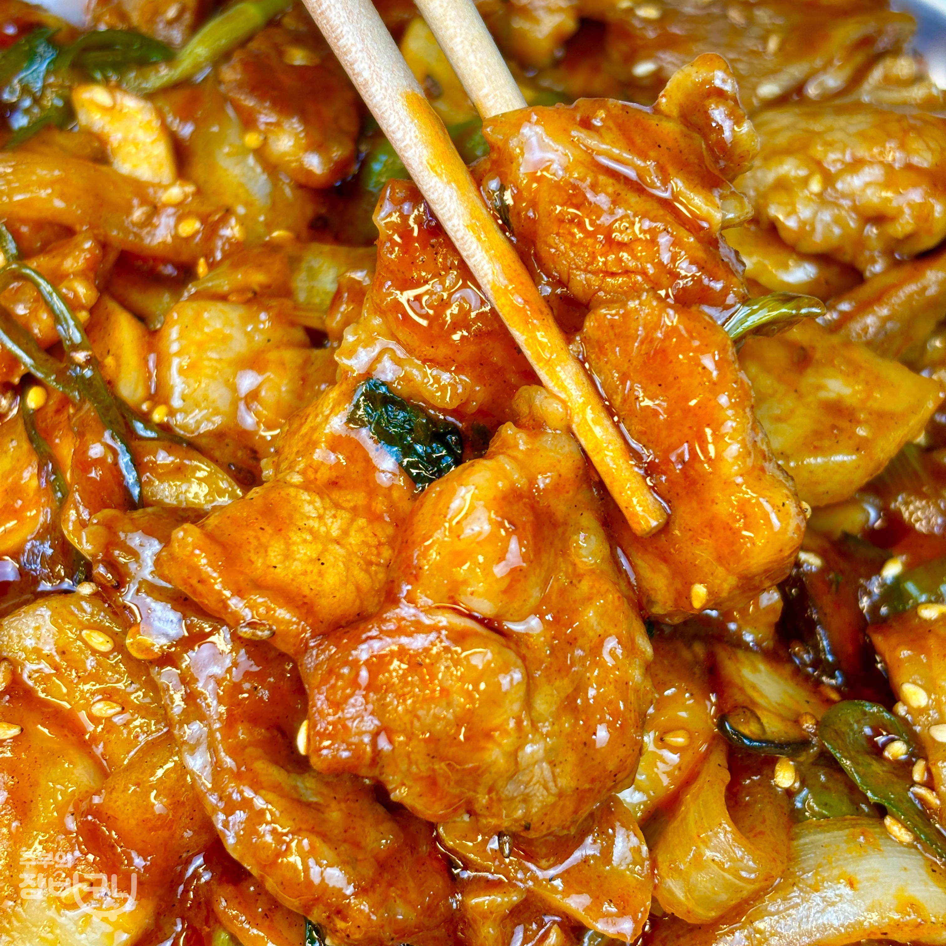 밥 두 공기 순삭 /보성 녹돈 삼겹 불고기 300g / 진한 양념의 감칠맛/ 삼겹 미추리 - 상품 이미지