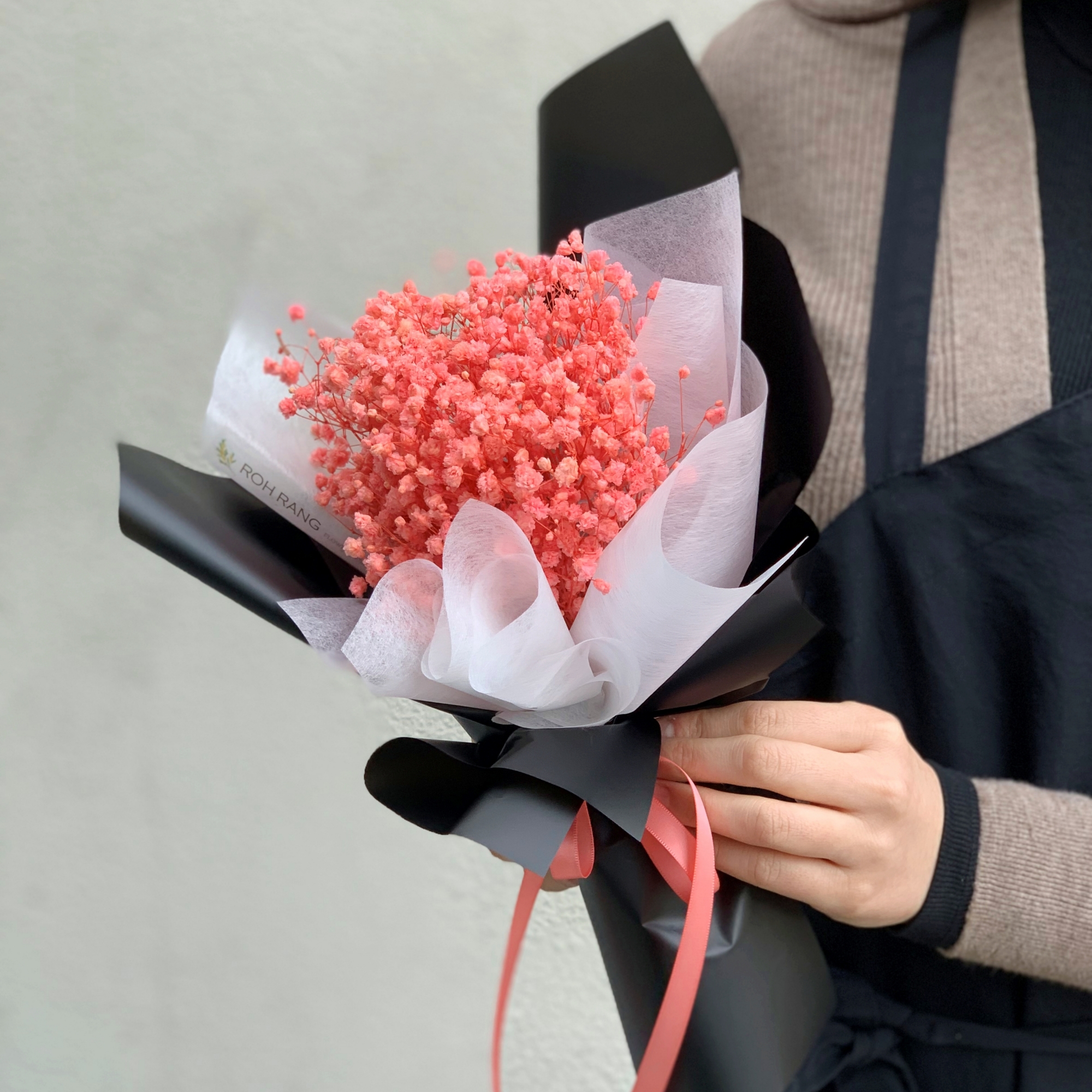 안개꽃 시들지않는생화 꽃다발 서울 꽃배달 전국 꽃택배 - 상세 이미지 3