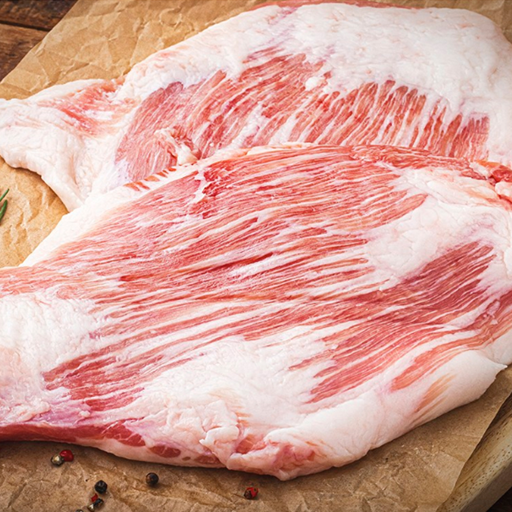 통항정살 1kg 통 항정 수육용 보쌈용 구이 천겹살 수입 원육 관찰레 대용량 이미지 3