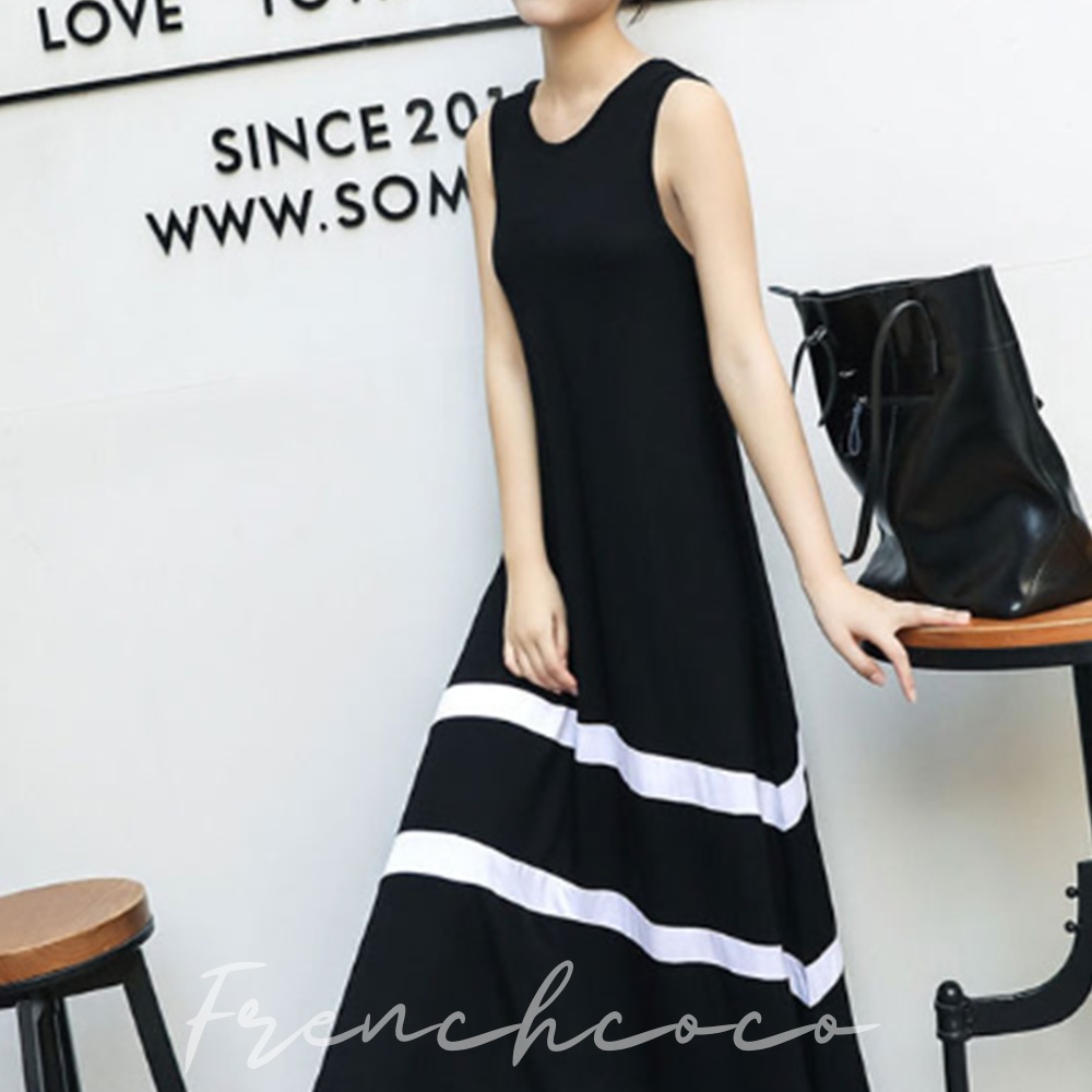 프렌치코코 니트원피스 무지 여름 원피스 민소매 나시