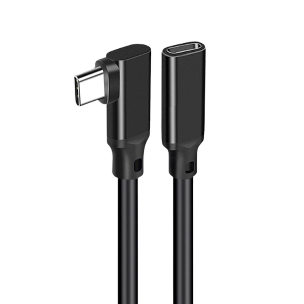 바라보고 USB3.2 Gen2 C타입 ㄱ자형 연장케이블 20Gbps 블랙, 1개, 3m - 상세 이미지 4