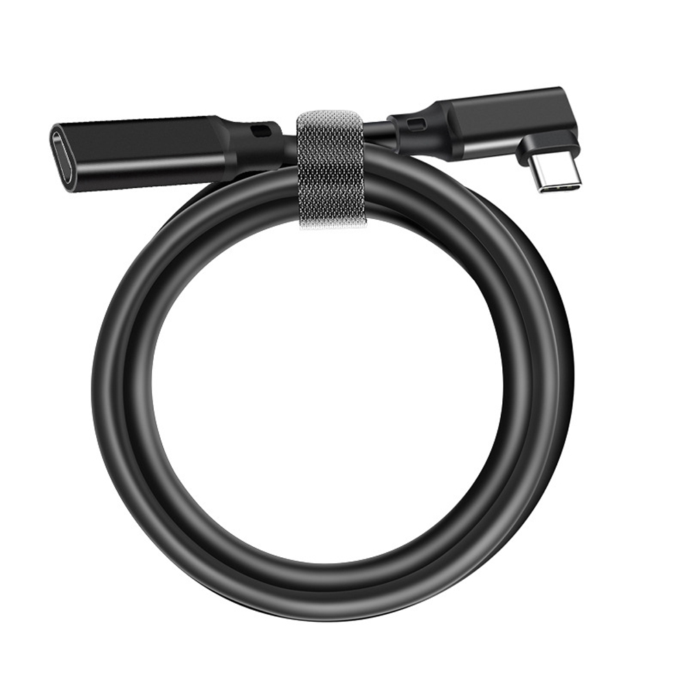 바라보고 USB3.2 Gen2 C타입 ㄱ자형 연장케이블 20Gbps 블랙, 1개, 1m 이미지 6