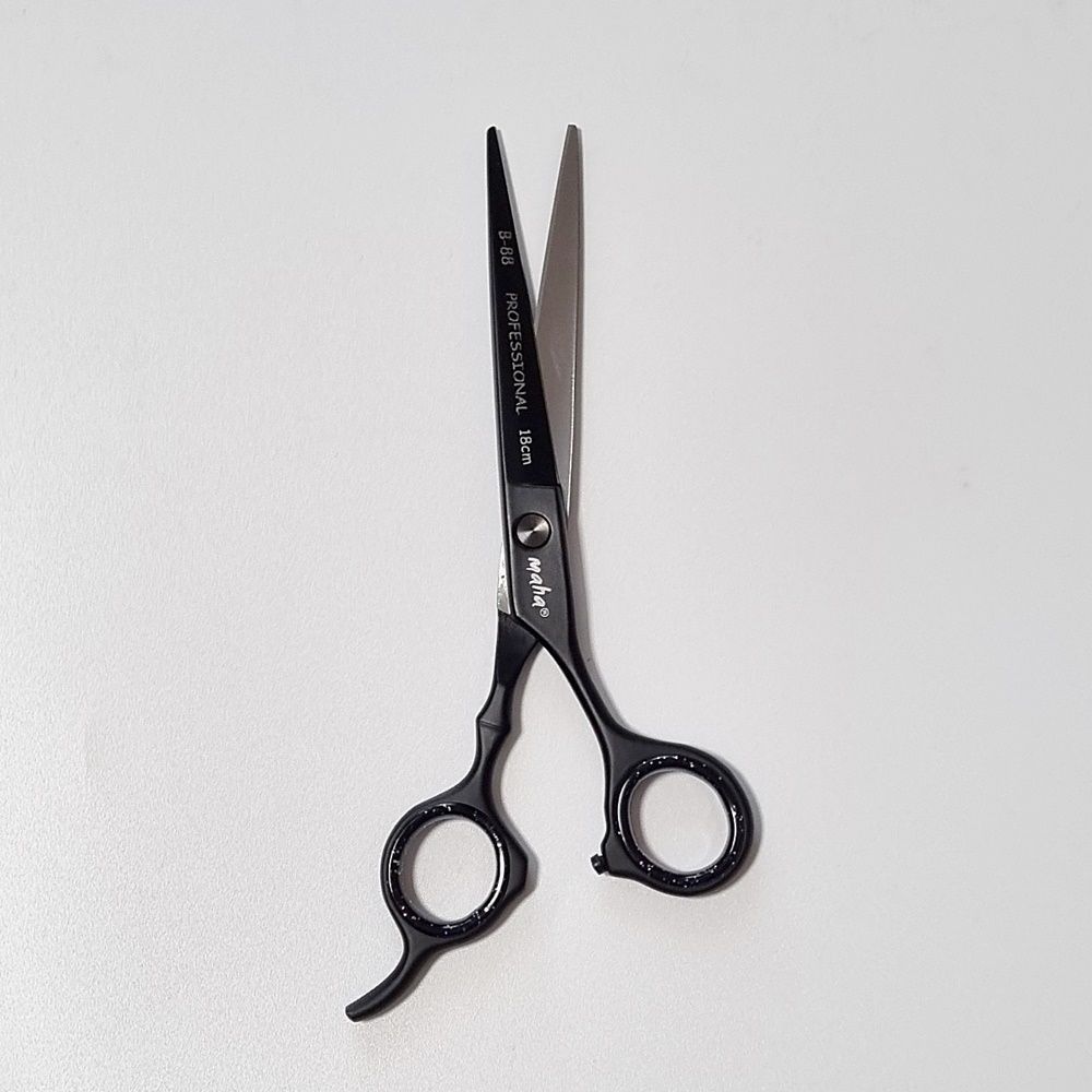 maha 전문가용 이발가위 헤어커트 미용가위 18cm 고급미용가위 : 마하샵유통